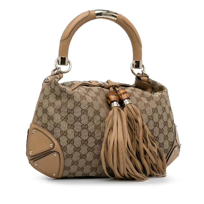 Gucci Dionysus bags for women with tiger - head claspsGucci Bamboo GG Canvas Indy Hobo Bag (XsNWx4)