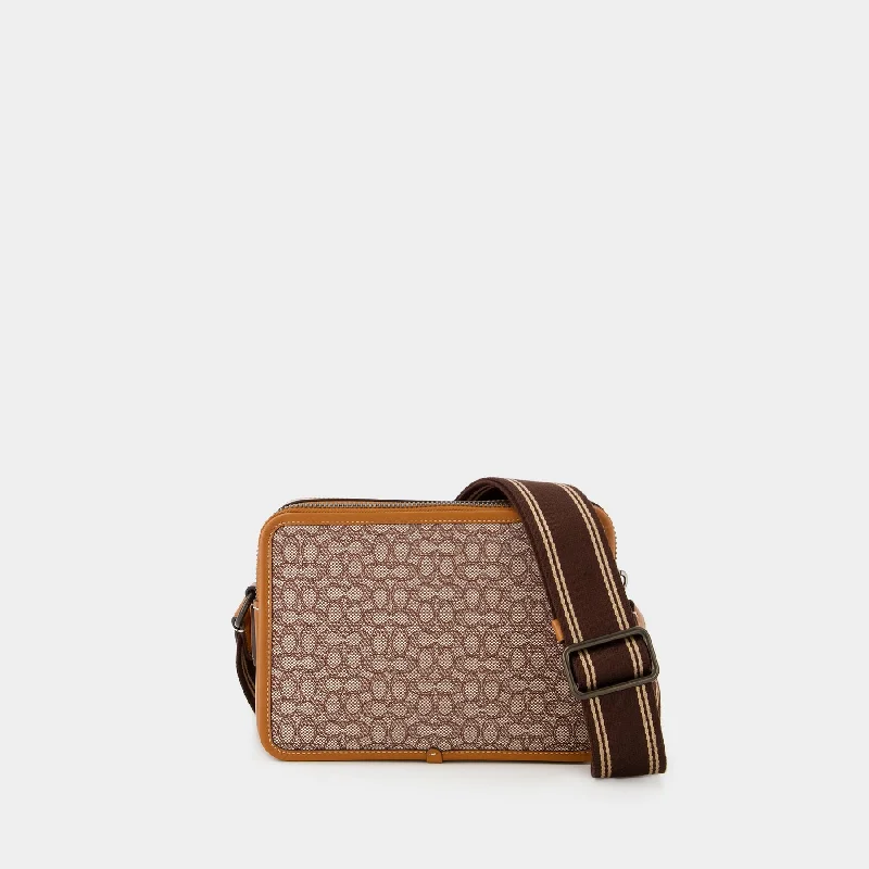 Ladies Coach Tabby bags with a textured leather surface for a more tactile lookCharter 24 Crossbody - Coach - Leather - Cocoa