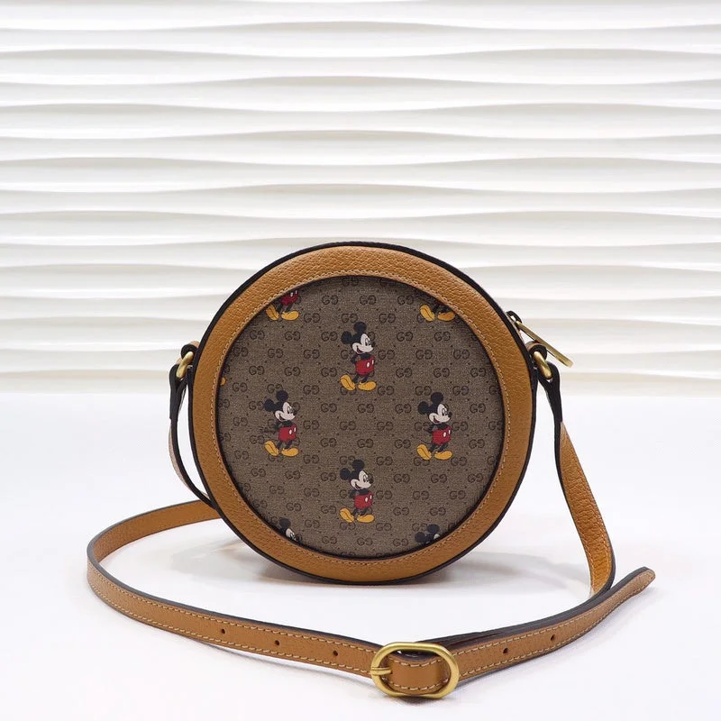 Women Gucci bags with a snap - button closure and a decorative charmBC - GUCCI BAG - 1346