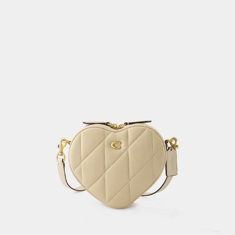 Coach backpacks with a hidden back pocket for securityHeart Crossbody - Coach - Leather - Ivory