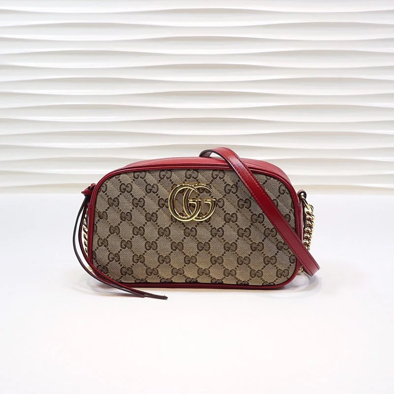 Ladies Gucci shoulder bags with a magnetic - closure flapBC - GUCCI BAG - 1354