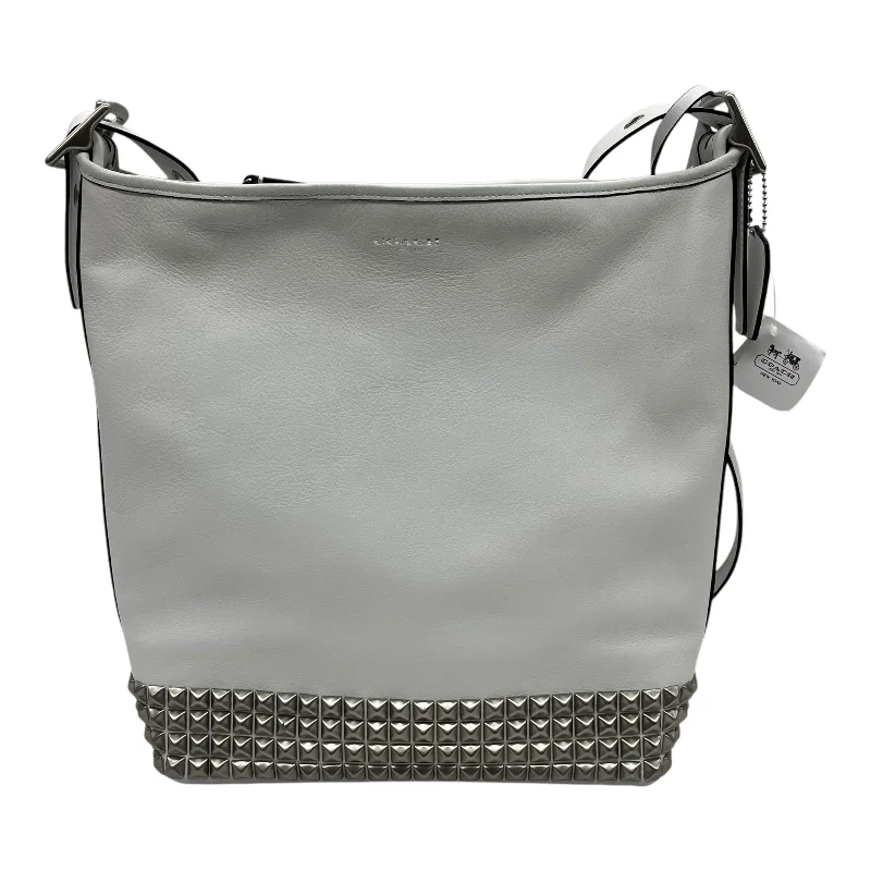 Coach Tabby bags with a classic turnlock closure for a timeless styleHandbag Designer By Coach In White, Size:Large