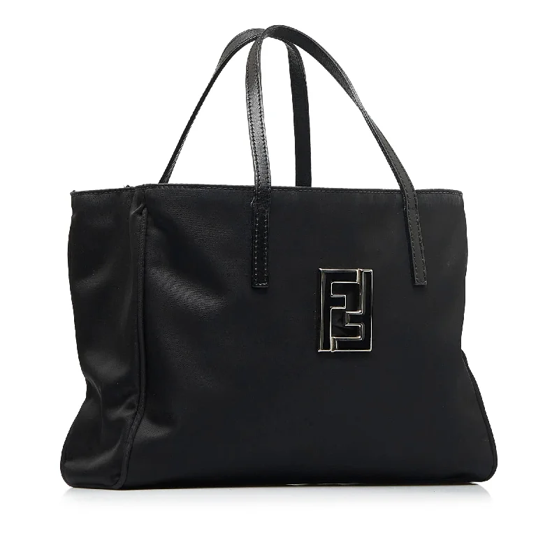 Fendi handbags with a biodegradable leather alternative for an eco - conscious choiceFendi FF Nylon Tote Bag (SHG-c5xXsH)