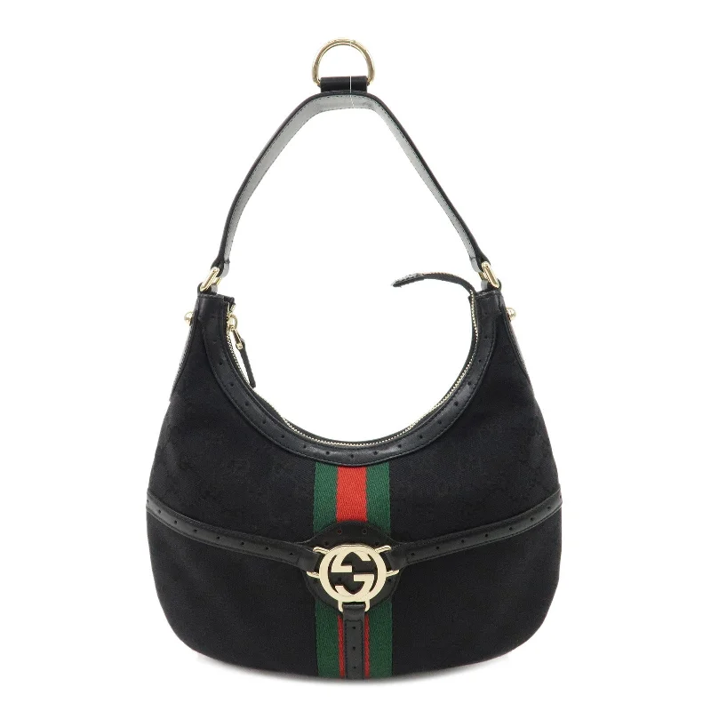 Women Gucci tote bags in GG Supreme canvas for a branded feelGUCCI Gucci Interlocking G Sherry Canvas Shoulder Bag 114869