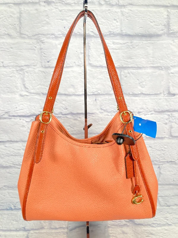 Coach bags with a zip - top closure and a front - pocket for quick accessHandbag Designer By Coach, Size: Large