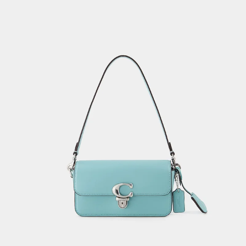 Ladies Coach shoulder bags with a magnetic - closure flap for easy accessHobo Studio Baguette Bag - Coach - Leather - Blue