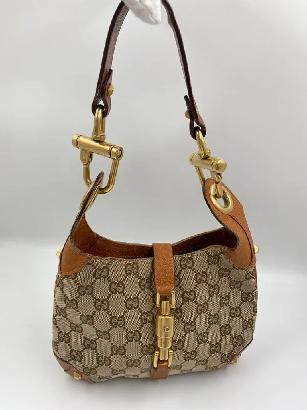 Women Gucci bags with a zip - around closure for securityVintage Gucci Jackie Bag