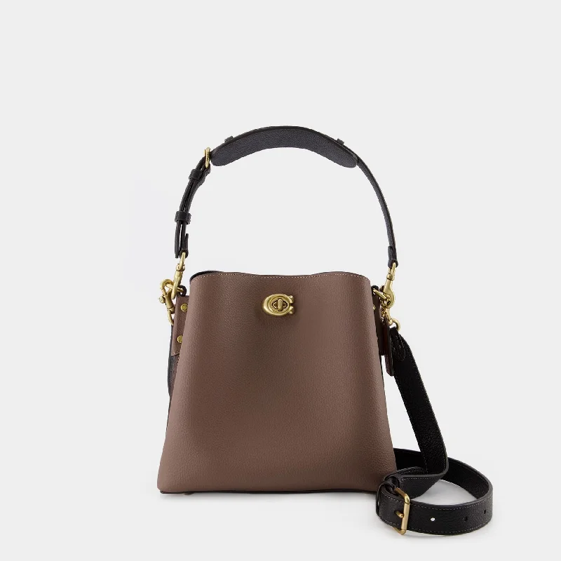 Coach Rogue bags with a monogram - embossed leather surfaceWillow Bucket Bag - Coach - Leather - Grey