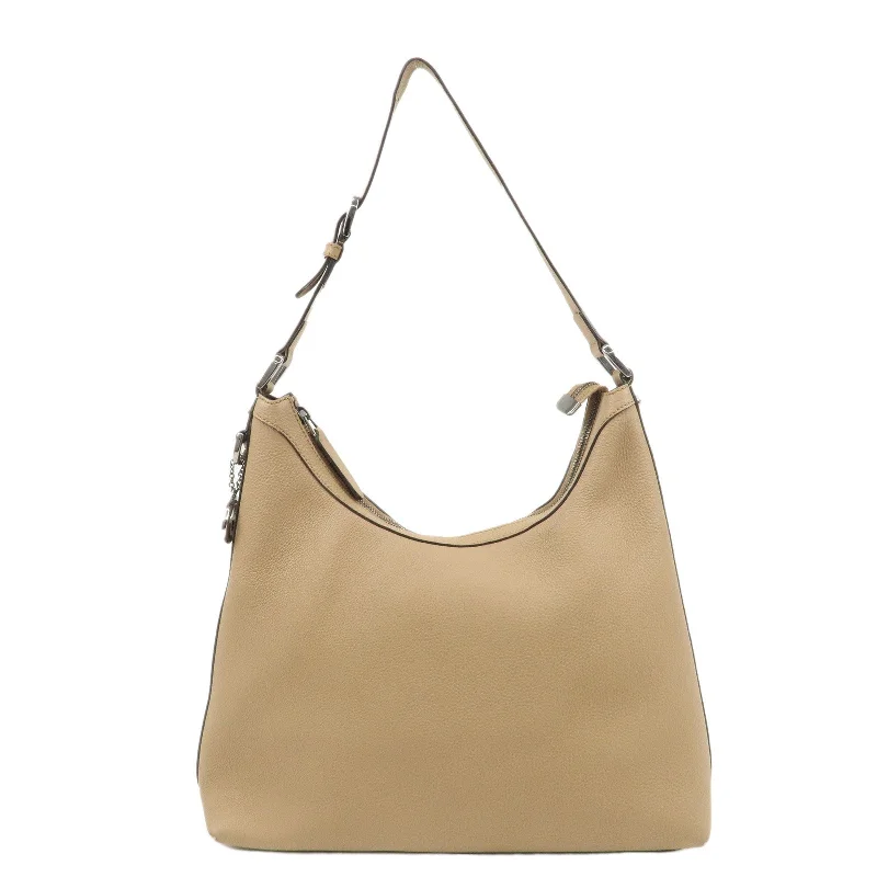 Gucci backpacks for women with a padded laptop compartmentGUCCI Interlocking G Leather Shoulder Bag Beige 339558