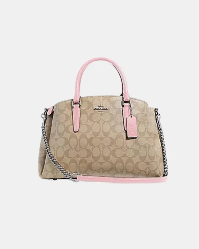 Coach bags with a detachable mobile phone holder for on - the - go useCoach Sage Carryall In Signature Canvas