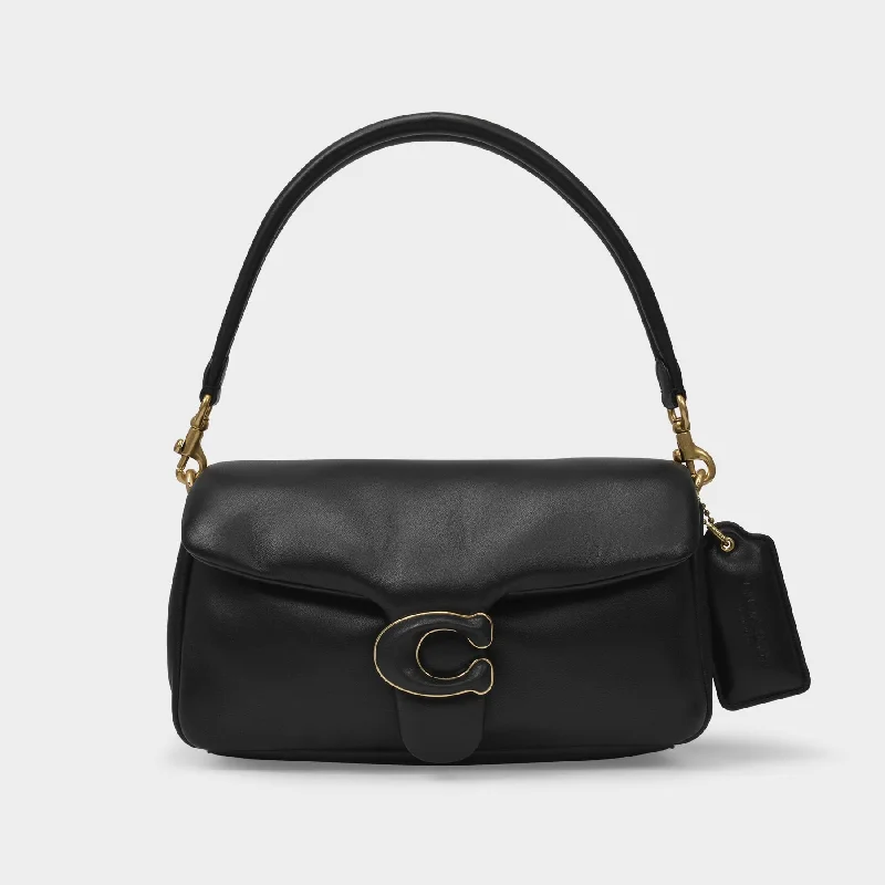 Coach tote bags with a double - handle and shoulder - strap option for easy useTabby Pillow 26 Hobo Bag - Coach - Black - Leather