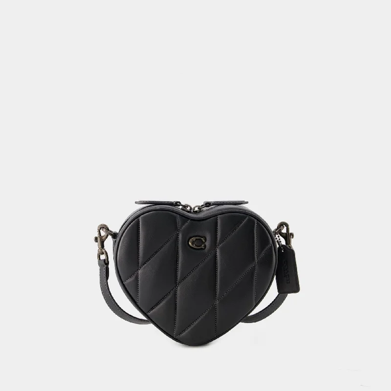 Coach backpacks with a hidden back pocket for securityHeart Crossbody - Coach - Leather - Black