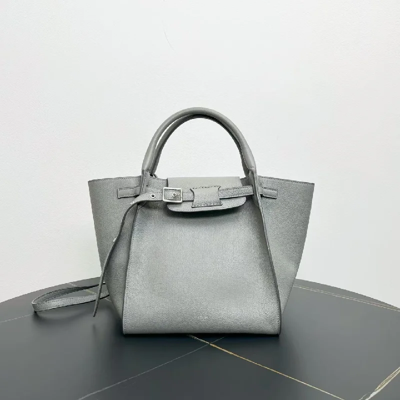 Limited Edition Celine Bags for Fashion CollectorsCeline Big Bag Two-Way Gray Large