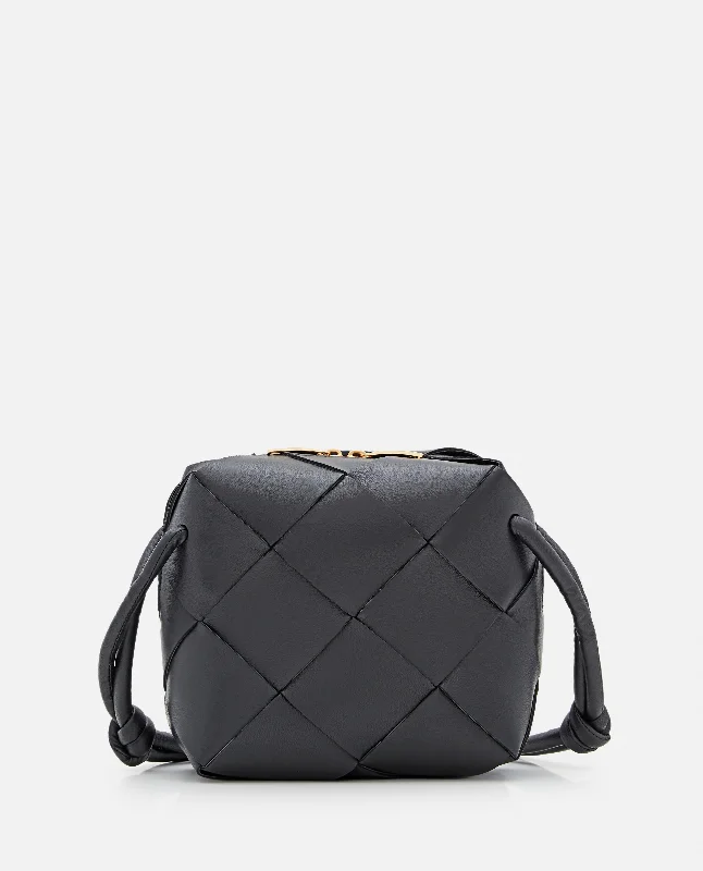 Bottega Veneta bags with magnetic snap closuresBottega Veneta Women Mini Cassette Leather Camera Bag