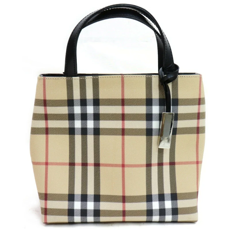 Burberry Bags with Adjustable Handles for Different Carrying WaysBrand Inspired Burberry Hand Bag Beige PVC (SHC7-10467)