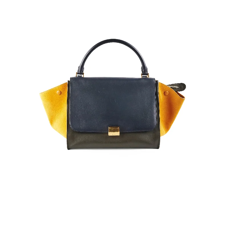 Limited Edition Celine Bags for Fashion CollectorsCeline Medium Trapeze TriColour