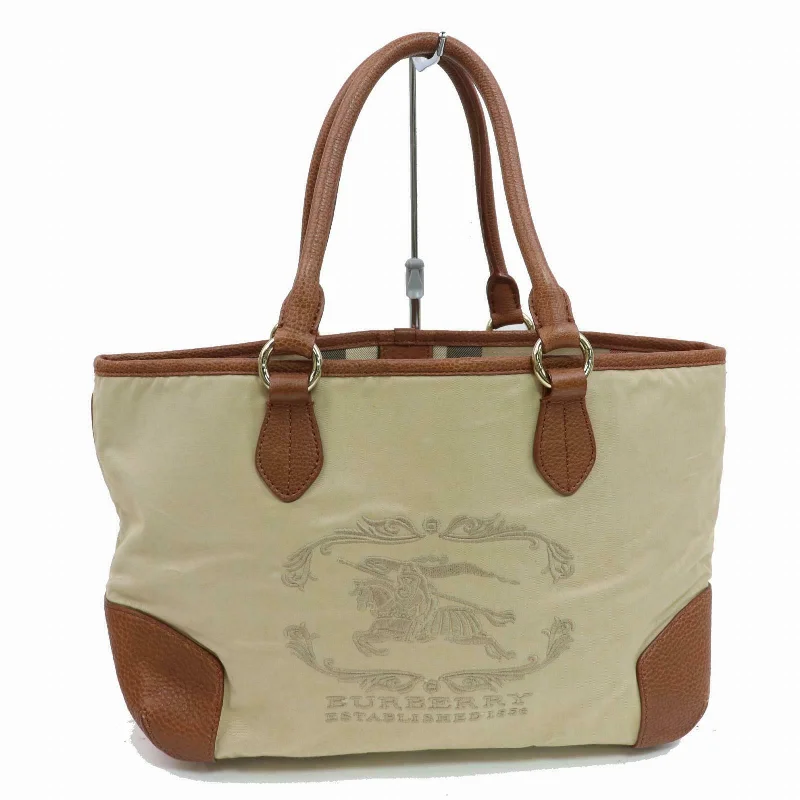 Pattern - Mixing Burberry Bags for a Fashion - Forward LookBrand Inspired Burberry Hand Bag Beige Canvas (SHC1-14383)