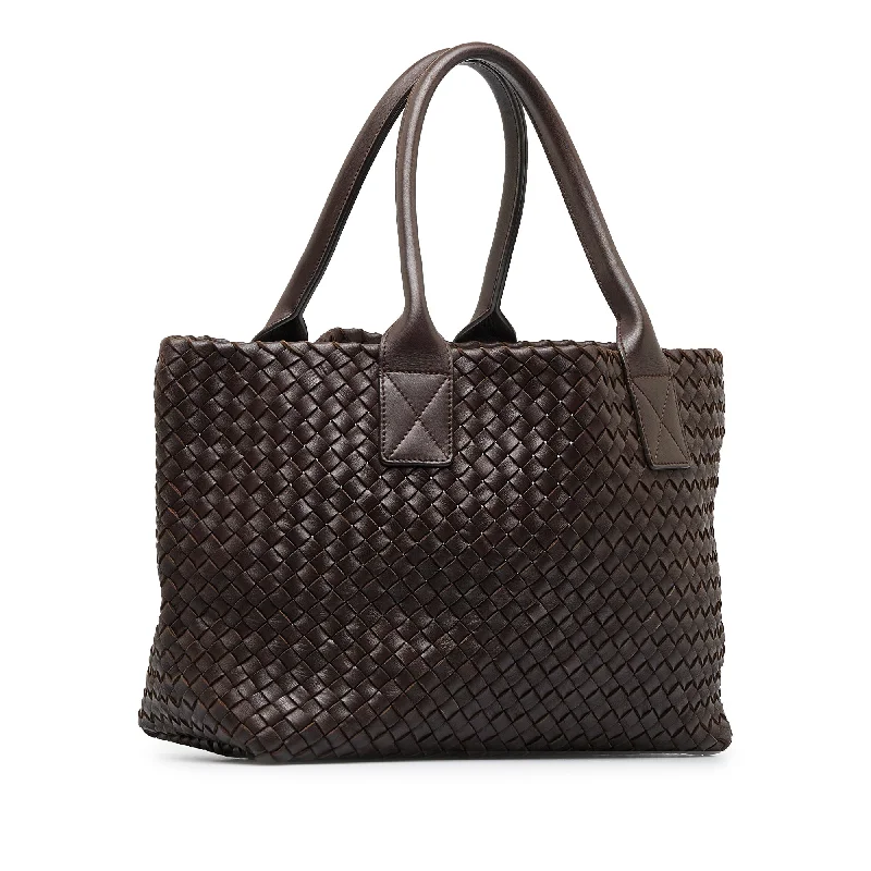 Bottega Veneta bags for knitting circlesBrown Bottega Veneta Intrecciato Cabat Tote Bag