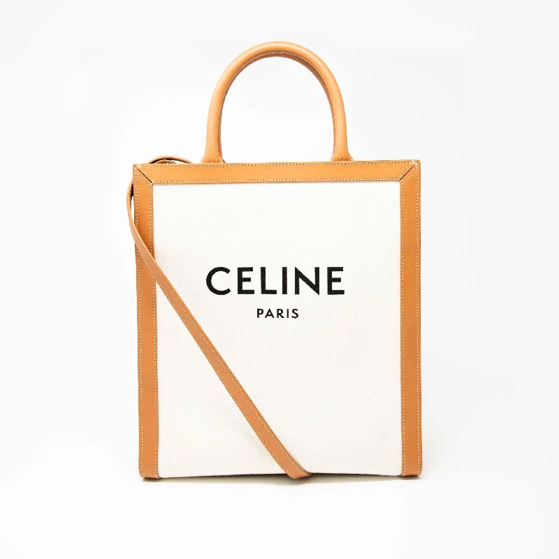 Durable Celine Canvas Bags for Outdoor ActivitiesCeline Beige Canvas Small Cabas Bag