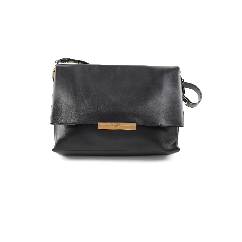 Compact Celine Clutch Bags for Glamorous EveningsCeline Blade Leather Shoulder Bag Black