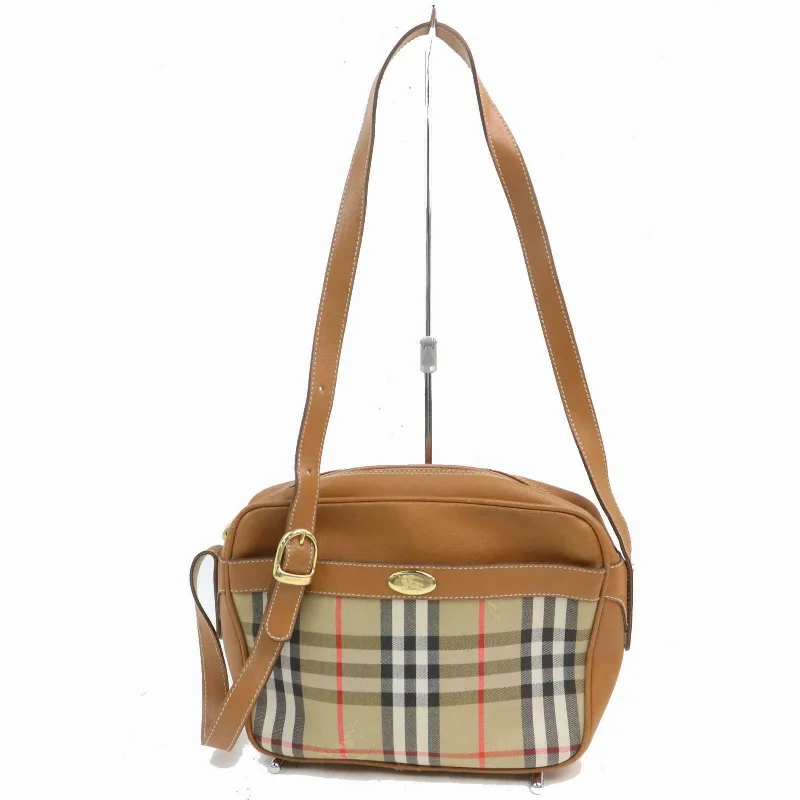 Burberry Bags with Antique - Style HardwareBrand Inspired Burberry Shoulder Bag Light Brown Canvas (SHC7-10295)