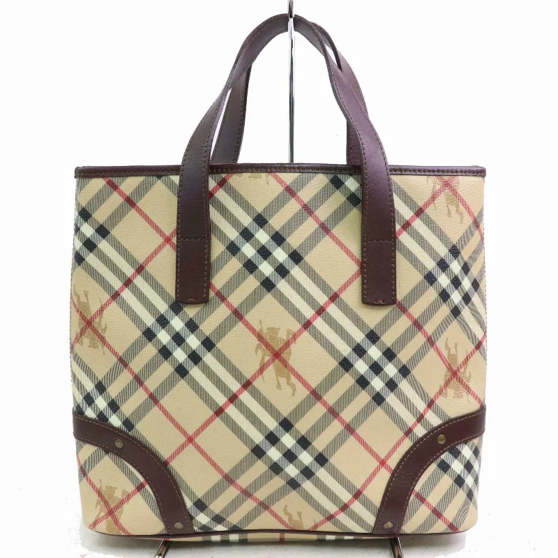 Water - Resistant Burberry Beach BagsBrand Inspired Burberry Tote Bag Light Brown PVC (SHC1-15635)