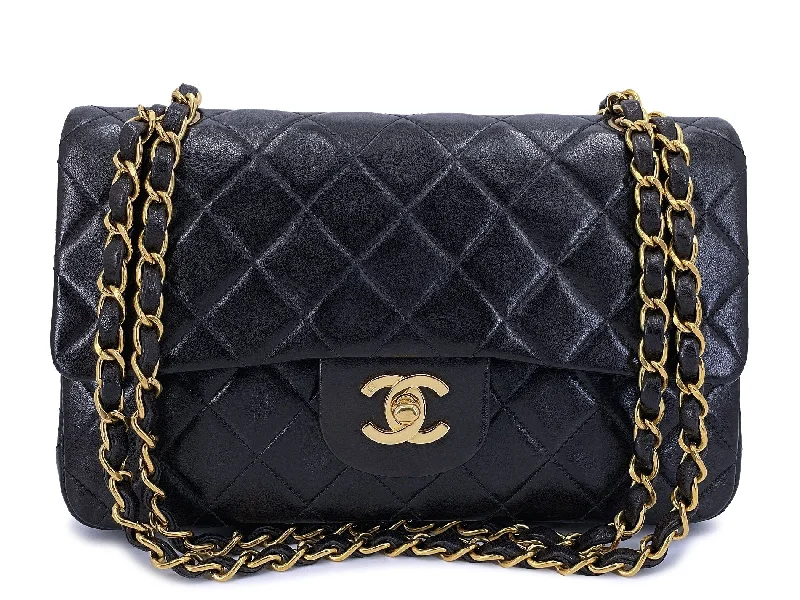 Chanel Black Handbag for Business MeetingsChanel 1996 Vintage Black Lambskin Small Classic Double Flap Bag 24k GHW AGE