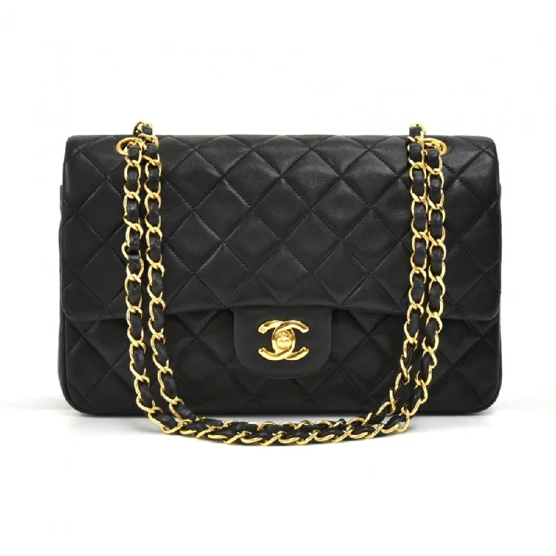 Chanel Vintage Inspired Handbag for Retro LoversDouble Flap Quilted Lambskin Leather Bag