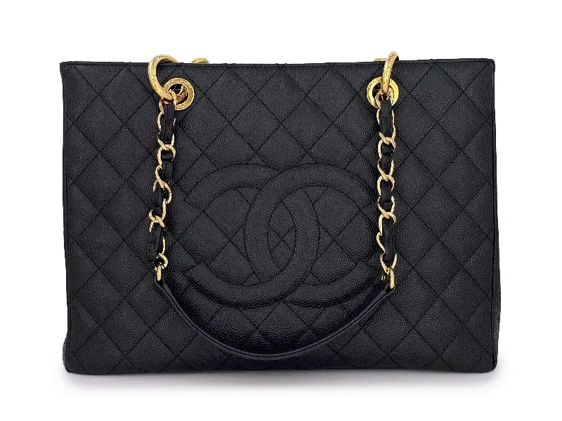 Chanel Colorful Handbag for Spring OutfitsChanel Black Caviar Grand Shopper Tote GST Bag GHW