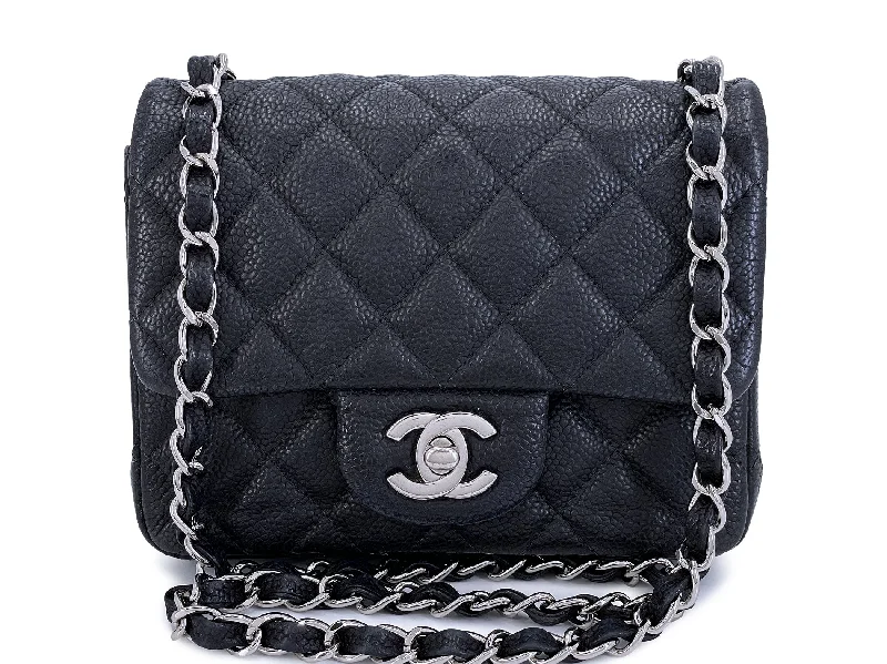 Chanel New Arrival Handbag with Gold HardwareChanel Black Caviar Mini Flap Bag Square Classic SHW