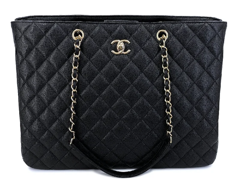 Chanel Chain Strap Handbag for Everyday UseChanel Black Caviar Timeless Classic Grand Shopper Tote Bag GHW 0JD