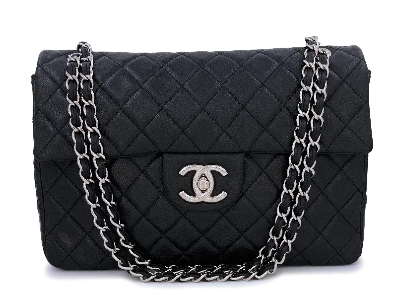 Chanel Medium Tote Bag for Office LadiesChanel Black Soft Caviar Maxi Classic Flap Bag SHW Single