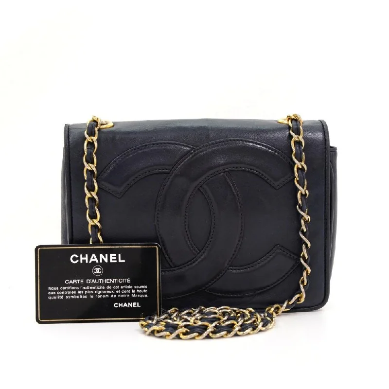 Chanel Black Handbag for Business MeetingsQuilted Lambskin Leather Bag