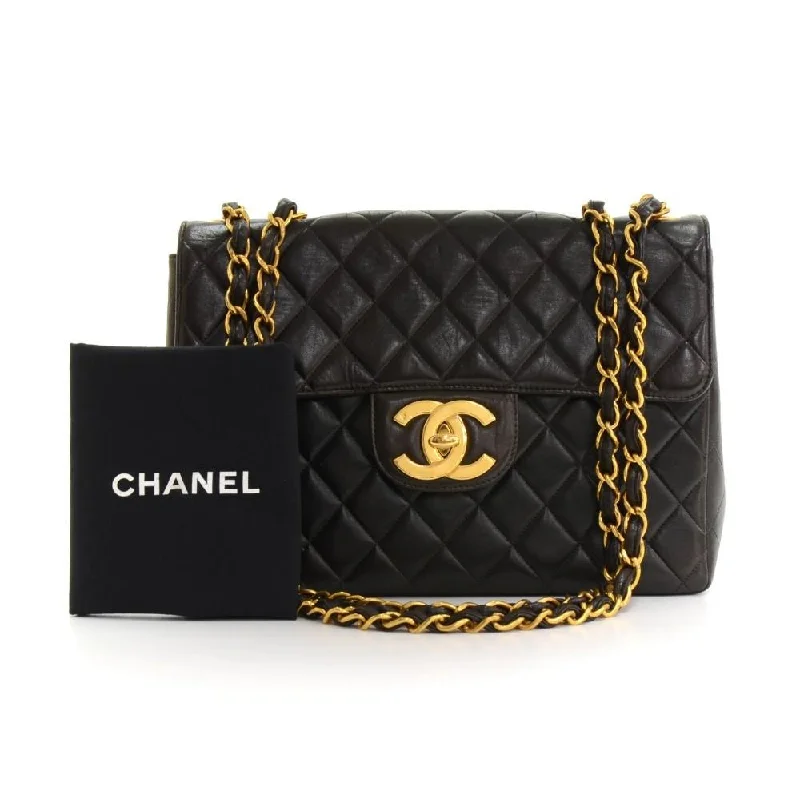 Chanel Designer Handbag with Unique DesignQuilted Lambskin Leather Bag