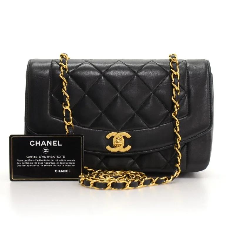 Chanel Handbag with Adjustable Strap for ComfortQuilted Lambskin Leather Bag