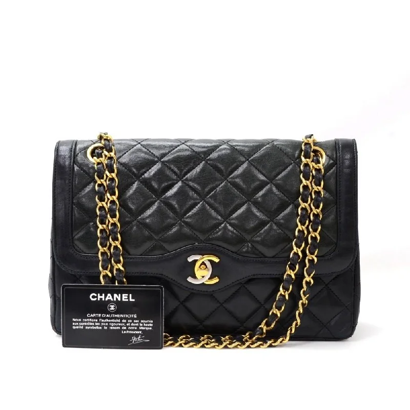 Chanel Medium Tote Bag for Office LadiesDouble Flap Quilted Lambskin Leather Bag