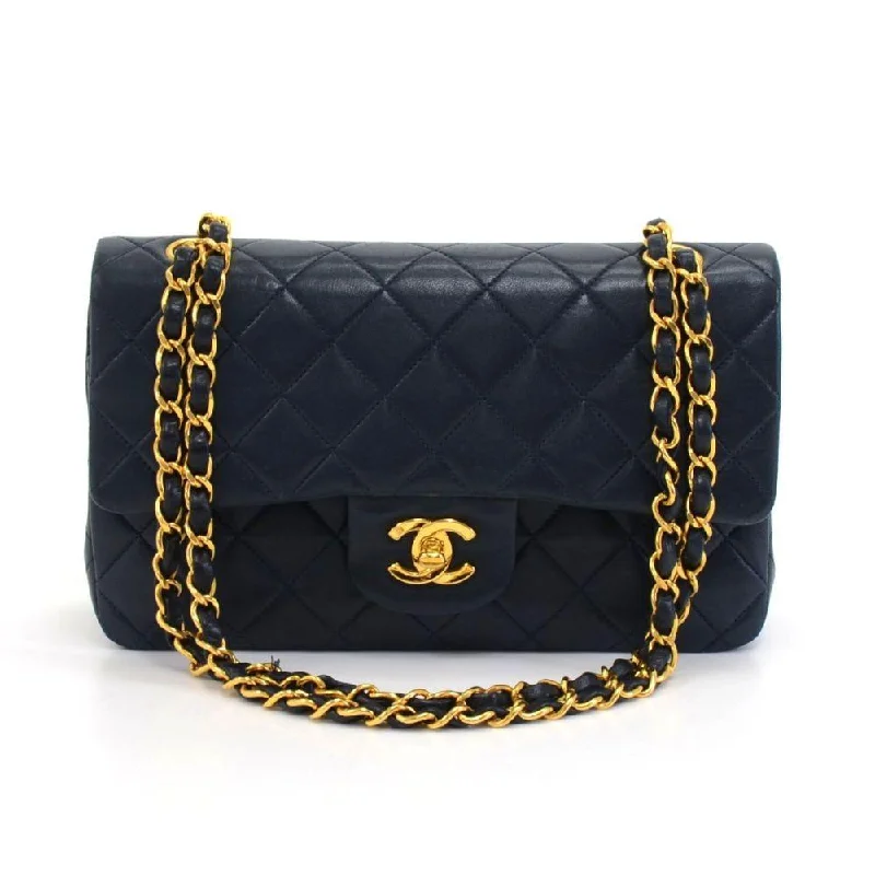 Chanel Small Crossbody Bag for TravelDouble Flap Quilted Lambskin Leather Bag