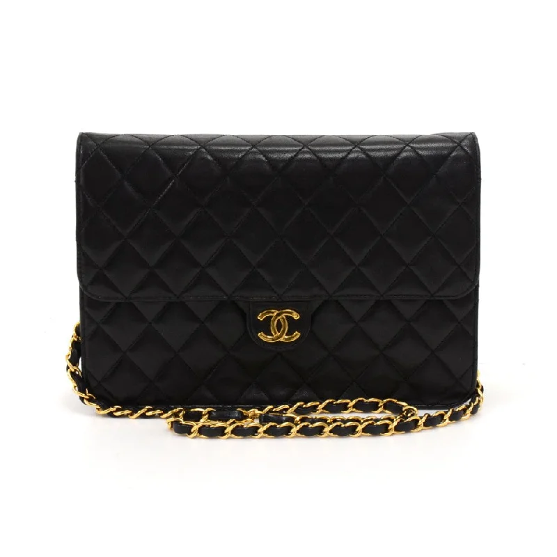 Chanel Colorful Handbag for Spring OutfitsTall Single Flap Quilted Lambskin Leather Shoulder Bag