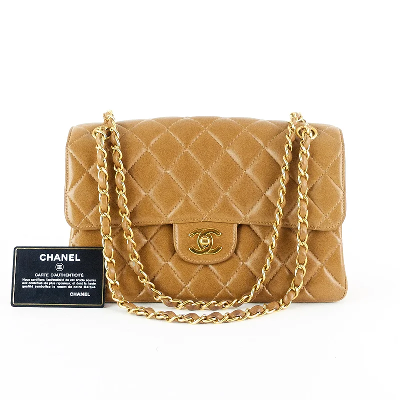 Chanel Luxury Handbag for High - End EventsDouble Sided Flap Lambskin Leather Shoulder Bag