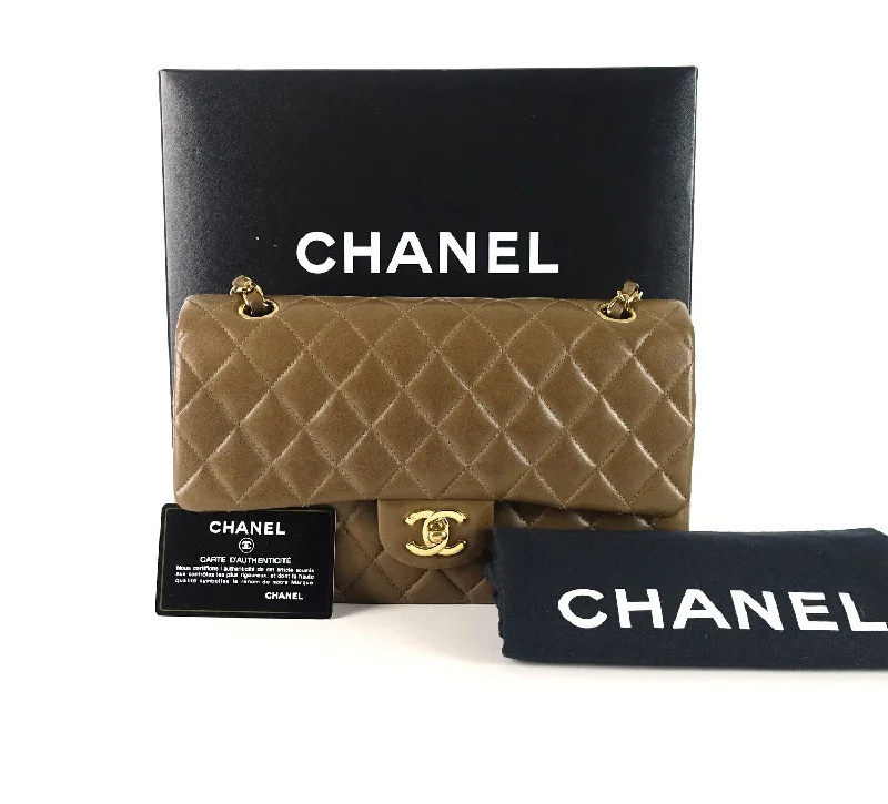 Chanel Black Handbag for Business MeetingsDouble Flap Quilted Lambskin Leather Bag