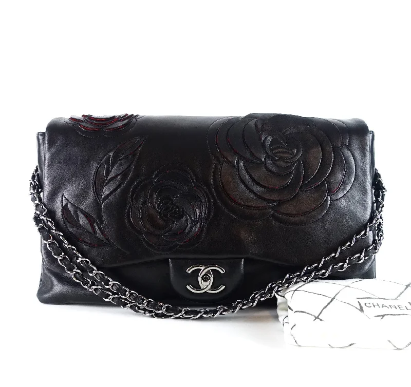 Chanel Lightweight Handbag for Daily ErrandsCamellia Petals Lambskin Shoulder Bag