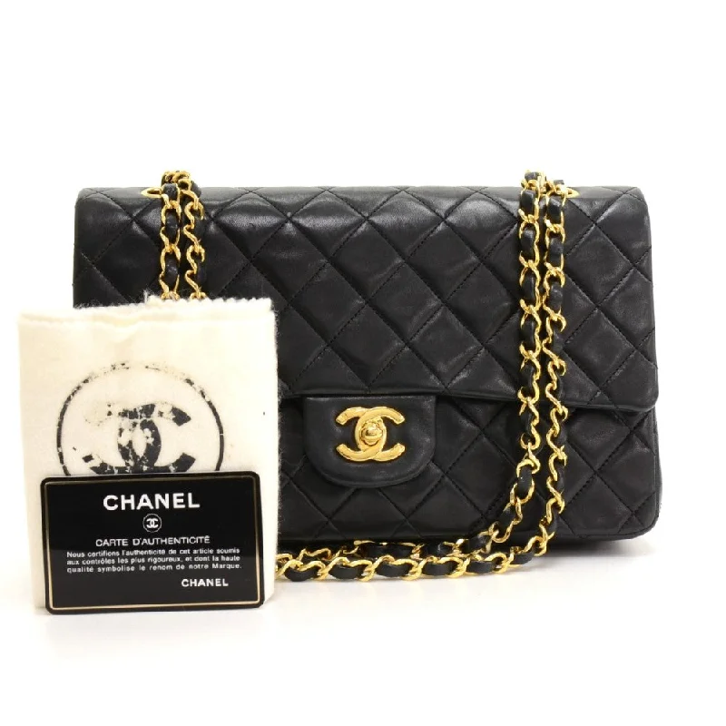 Chanel Chain Strap Handbag for Everyday UseDouble Flap Quilted Leather Bag