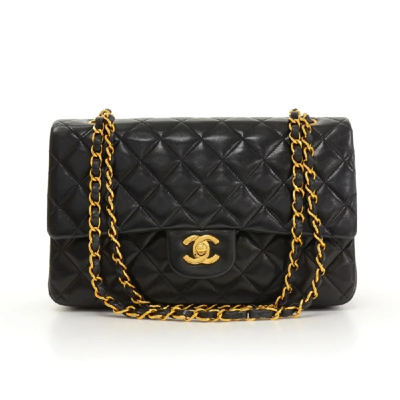 Chanel Medium Tote Bag for Office LadiesDouble Flap Quilted Lambskin Leather Bag