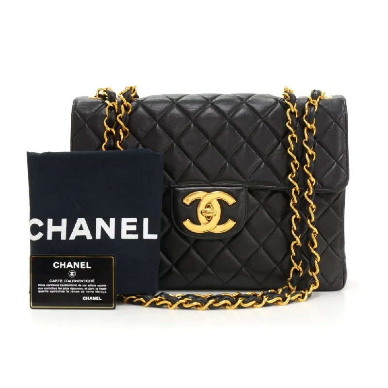 Chanel Luxury Handbag for High - End EventsLambskin Leather Jumbo Flap Bag