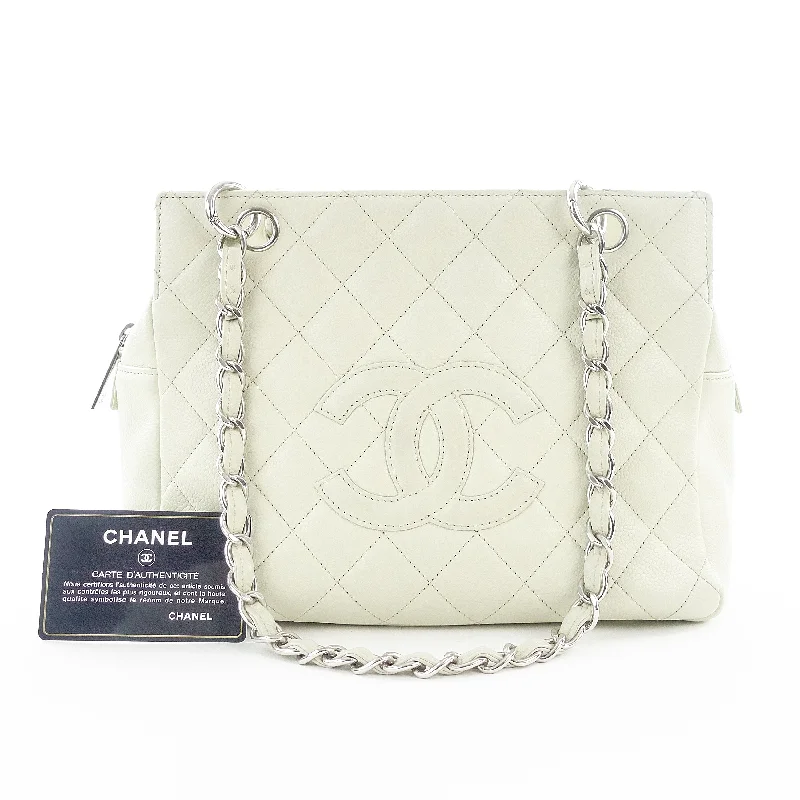 Chanel Chain Strap Handbag for Everyday UseCaviar Leather Petite Tote Bag