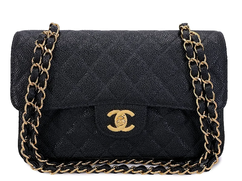 Chanel New Arrival Handbag with Gold HardwareChanel Vintage Small Caviar Classic Flap Bag Black 24k GHW 2003