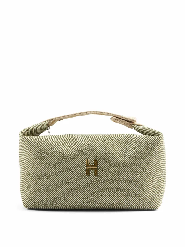 Hermes Sac a Depeches Bags with Antique - Style HardwareHERMÈS BRIDE-A-BRAC LARGE TRAVEL CASE Vert Foret