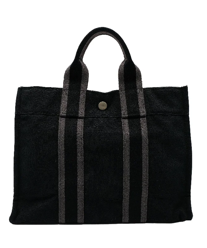 Pet - Friendly Hermes Pet Carrier Bags in Signature StylesHermes Fourre Tout PM  Dark Grey Tote Hand Bag RJC3062