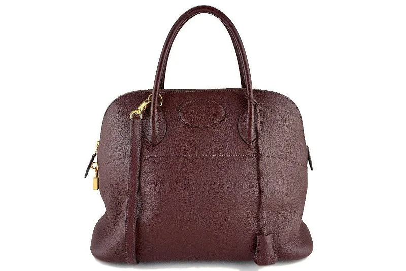 High - End Hermes Jypsiere Bags for the Fashion - ForwardHermes Havanne Brown Clemence 35/37cm Mou Bolide Shoulder Tote Bag