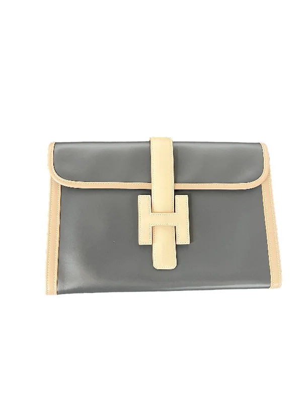 Minimalist Hermes Bags for a Sleek and Timeless LookHermes Jige 29 Ardoise/Parchmin/Tabac Swift SYC1142